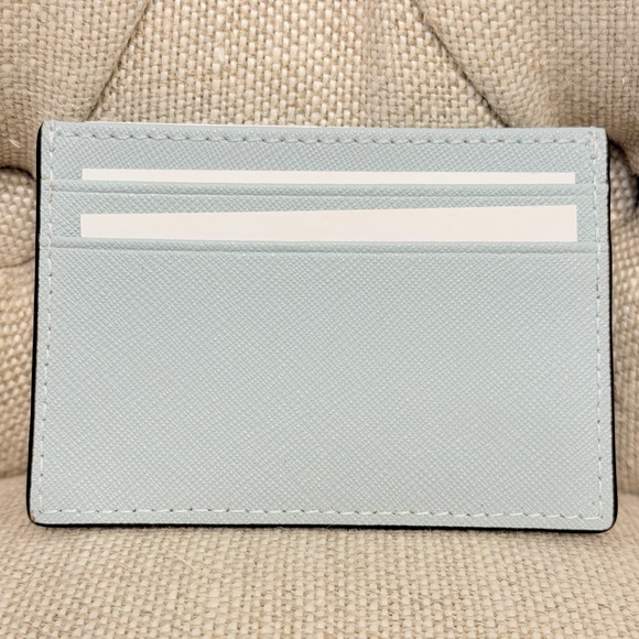 NEW Kate Spade Cameron Street Small Slim Card Holder Case Shimmer Blue PWRU5255 - Picture 4 of 4